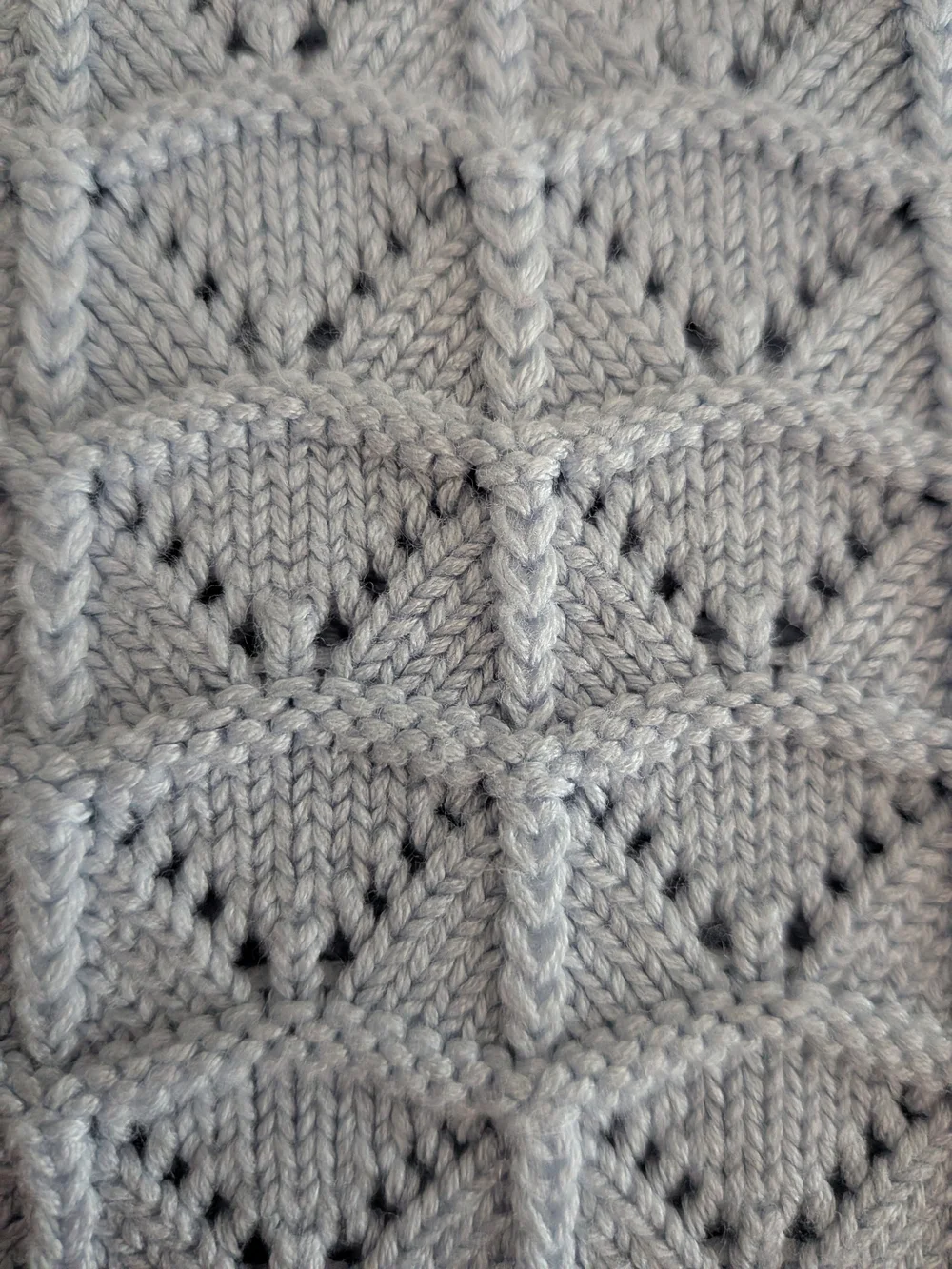 H&M Pale Blue Open-Knit Tank Top